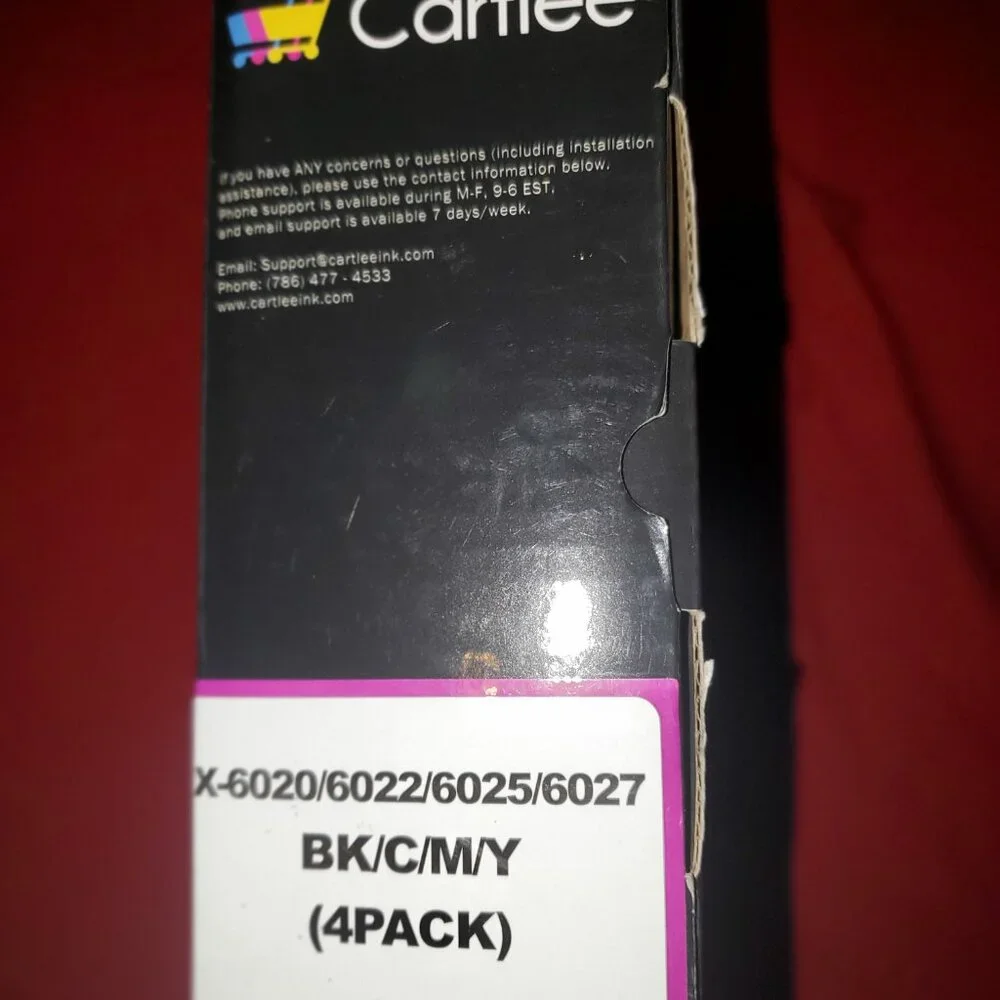 NEW SEALED CARTLEE TONER CARTIDGE SERIES 4 PACK X-6020/6022/6025/6027